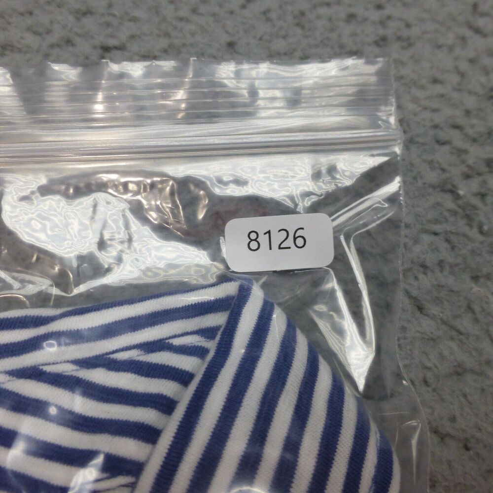 Vineyard Vines Shirt Mens Large Island Polo Striped Blue Pocket Cotton Preppy - Picture 9 of 9